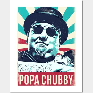 Vintage Retro Popa Chubby Posters and Art